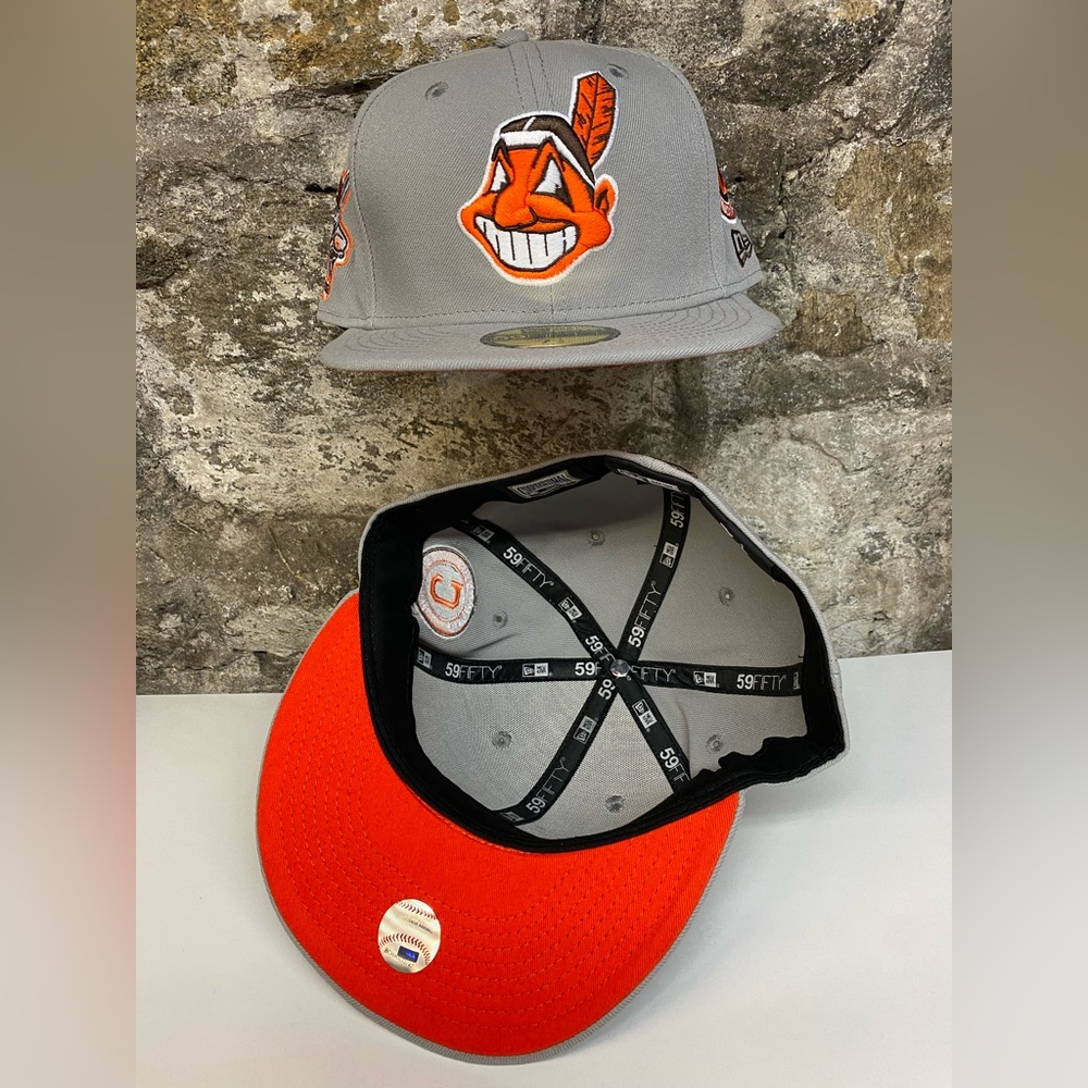 Custom New Era Cleveland Indians Fitted Hat!